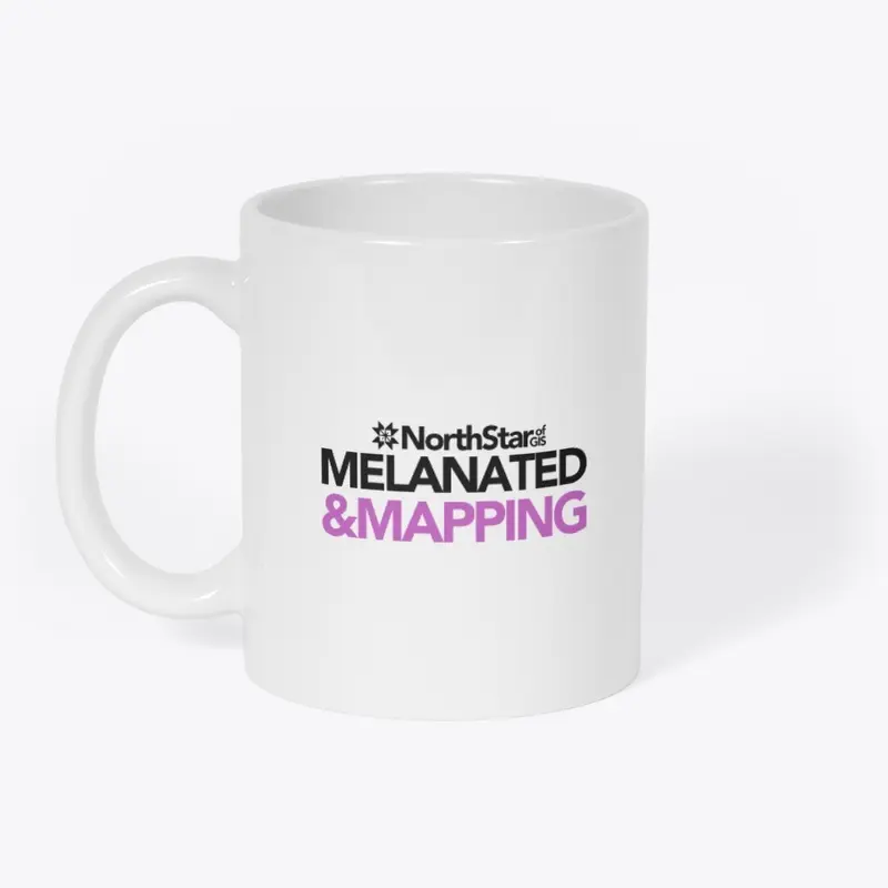 Melanated & Mapping Swag (White)