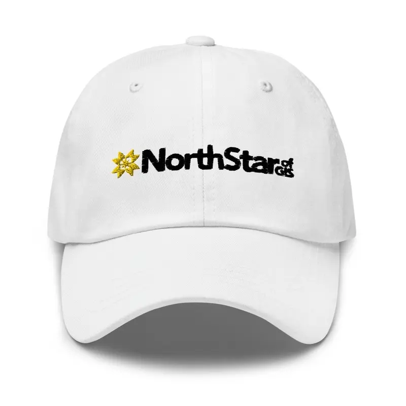 NorthStar of GIS Baseball Cap (White)