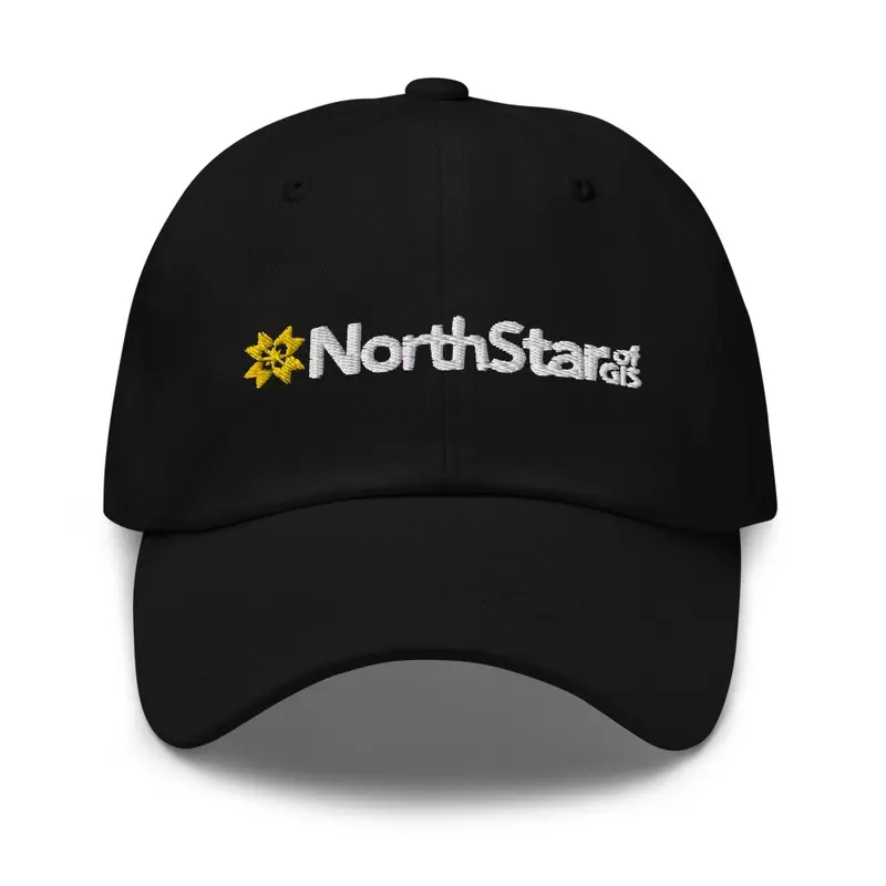 NorthStar of GIS Baseball Cap (Black)